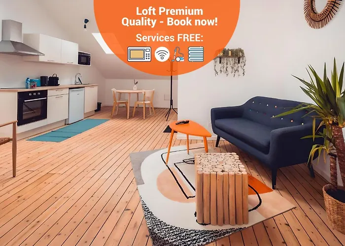 Loft Lumineux Tres Spacieux - Parking Gratuit