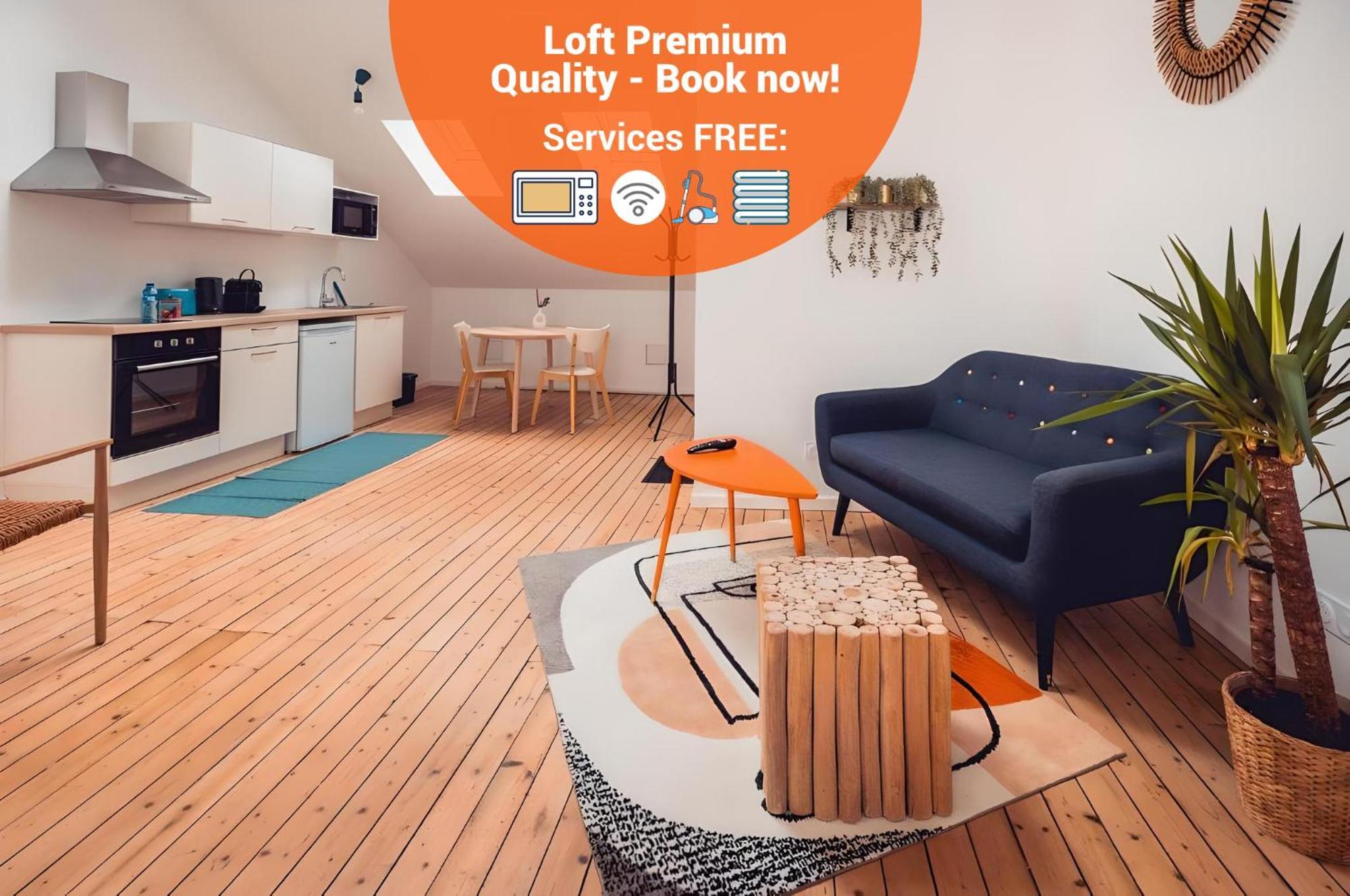 Loft Lumineux Tres Spacieux - Parking Gratuit Apartment